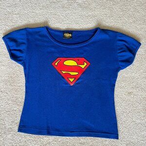 Vintage Superman Graphic Tee, Classic logo, Cotton T-shirt, Superhero